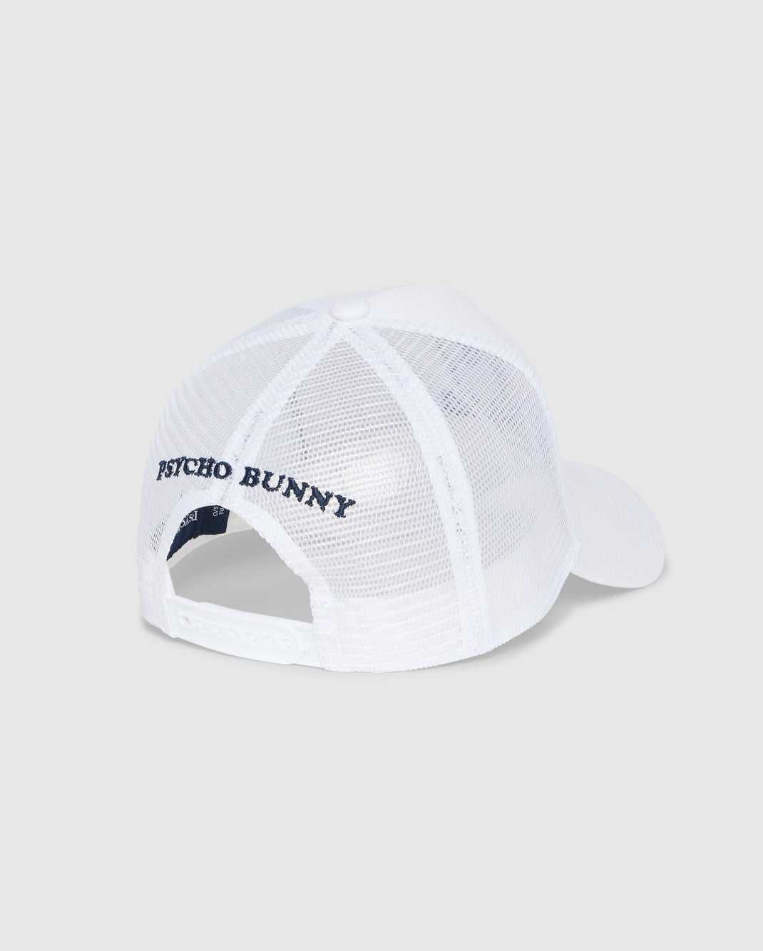 Chapeaux Psycho Bunny Houston Trucker Hat Blanche Homme | TLJ-46641142